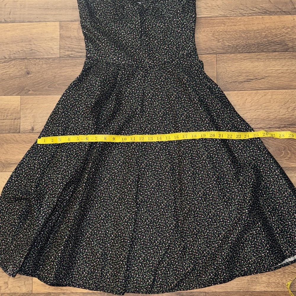 Betsey Johnson New York Size 4 Vintage Calico Cotton Floral Retro Rare Dress 90s - Picture 11 of 17